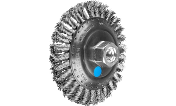 PFERD POS KBG 12515/M14 INOX 0,50, 12,5 cm, 12,5 cm, Stål, Ikke-jernholdig metall, Bronse, Rustfritt stål, Aluminium, 15000 RPM