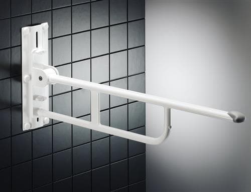 Toiletstøtte, højdereg. - Care.850 mm. høj. (R1151 Papirholder)