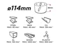 Miniatyrbild 2 av 4: Graphite 57H917, 1 styck, 498 g