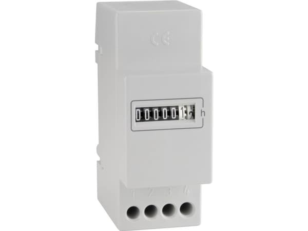 Bauser 666.6/008-022-0-1-001 666.6/008-022-0-1-001 Driftstimetæller til DIN-skinne, serie 660