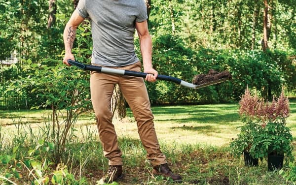 CELLFAST shovel, U-shaped, handle 96 cm