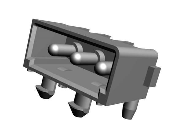 TE Connectivity Stiftkabinet-printplade MATE-N-LOK Samlet antal poler 3 Rastermål: 5.08 mm 643488-1 1 stk