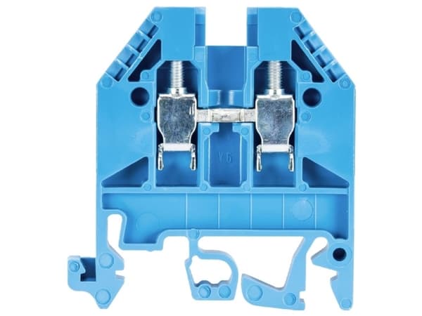 Genom terminal selos Wieland WK 2,5/U Blau 57.503.0055.6 Blå 1 stk