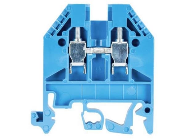 Genom terminal selos Wieland WK 2,5/U Blau 57.503.0055.6 Blå 1 stk