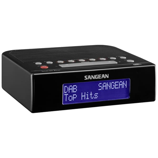 Klockradio Sangean DCR-89+ DAB+, FM Väckningsfunktion Svart