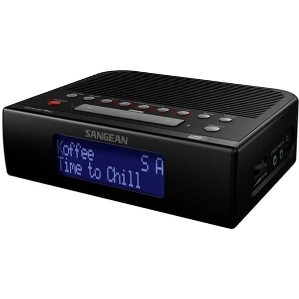 Klockradio Sangean DCR-89+ DAB+, FM Väckningsfunktion Svart