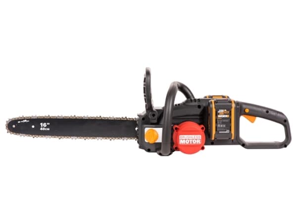 WORX WG385E, 40 cm, Borstlös, 18 m/s, Svart, Orange, Batteri, 4 Ah