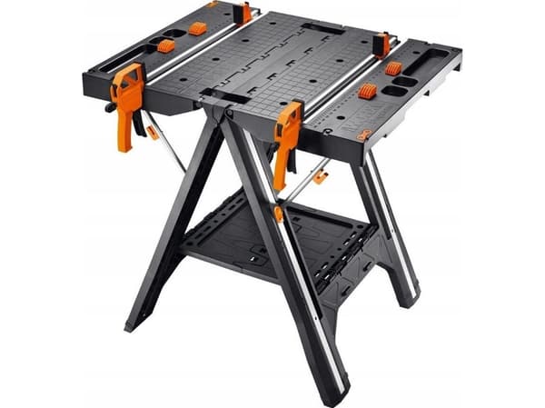 Worx Arbeidsbord 78x63cm, 2 stk klemmer + 4 s koblinger (WX051)