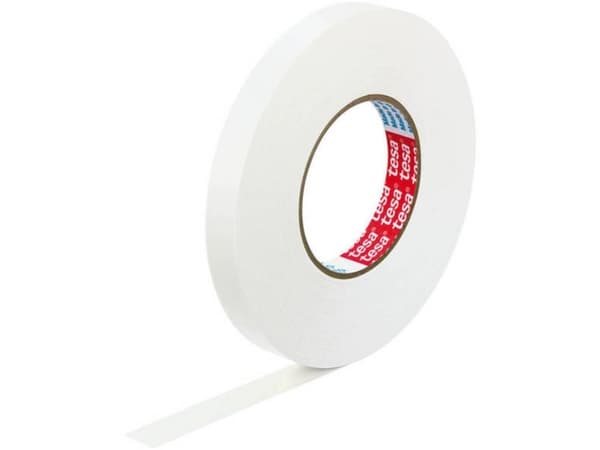 tesa innendørs uteareal 19 mmx50 m 57230-00001-02 Tekstiltape Hvid (L x B) 50 m x 19 mm 1 stk.