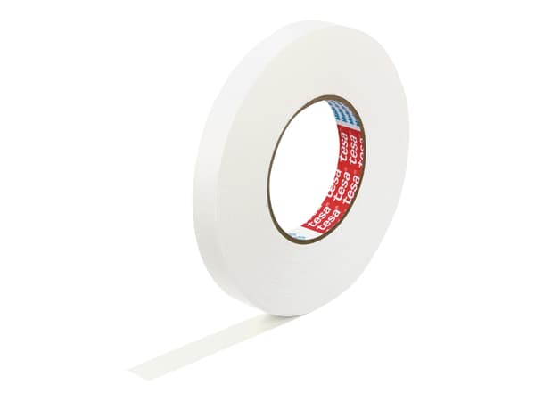 tesa innendørs uteareal 19 mmx50 m 57230-00001-02 Tekstiltape Hvid (L x B) 50 m x 19 mm 1 stk.