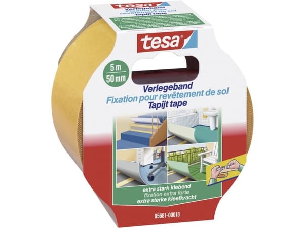 TESA Extra Strong, Oranssi, Kiinnittävä, Korjaus, Keramiikka, PVC-muovi, Puu, Tasainen, Lämmönkestävä, 5 m