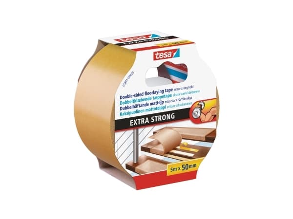 TESA Extra Strong, Oranssi, Kiinnittävä, Korjaus, Keramiikka, PVC-muovi, Puu, Tasainen, Lämmönkestävä, 5 m