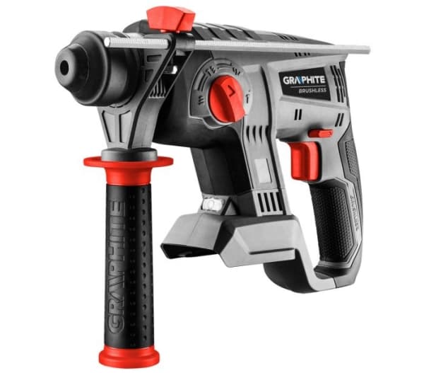 Graphite 58G027, SDS Plus, Grå, Röd, Borstlös motor, 2,2 cm, 1420 RPM, 2,2 J