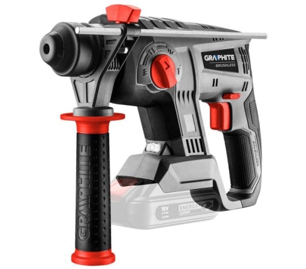 Graphite 58G027, SDS Plus, Grå, Röd, Borstlös motor, 2,2 cm, 1420 RPM, 2,2 J