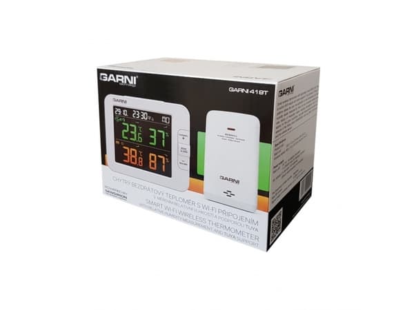 GARNI 419T, Hvit, Inne hygrometer, Inne Termometer, Utendørs Fuktighetsmåler, Utendørs Barometer, Hygrometer, Termometer, 10 - 90%, 10 - 90%, 1%