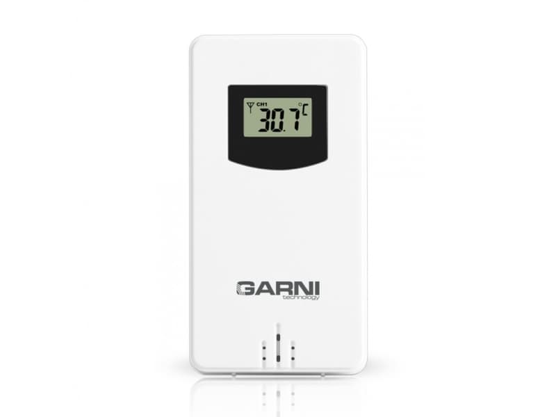 GARNI GARNI029, Vit, -40 - 70 ° C, 60 m, LCD, Batteri, 1,5 V
