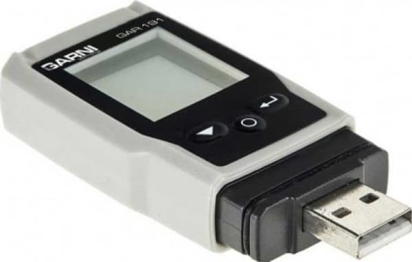 GARNI GAR 191 sääasema - USB-tiedonkeruulaite lämpötilan ja suhteellisen kosteuden mittaamiseen