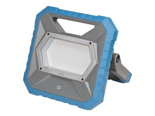 Brennenstuhl Hybrid Work Light BS 8050 MH - Arbeidslys - LED - 80 W - klasse F - 5000 K Cyan, Grå