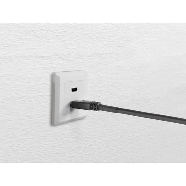Renkforce RF-4724258 HDMI Adapter [2x HDMI hona - 2x HDMI hona] Vit guldpläterad kontakt
