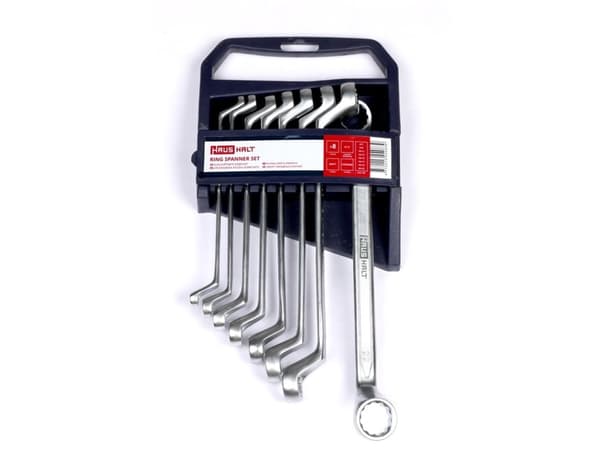 RING SPANNER SET HAUSHALT 8 PCS CR-V