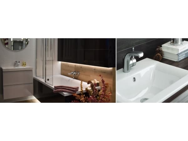 Cersanit Luvio stående bidet blandebatteri krom (S951-017)