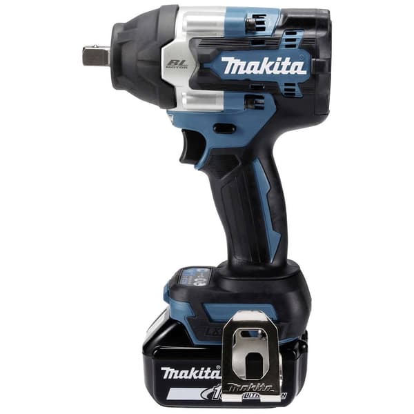 Makita DTW701RTJ Slagskruvdragare batteri 700 Nm 18 V Antal batterier som ingår 2 5 Ah inkl. 2x batterier, inkl. laddar
