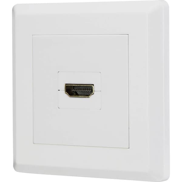Renkforce RF-4724906 HDMI Adapter [1x HDMI hona - 1x HDMI hona] Vit guldpläterad kontakt