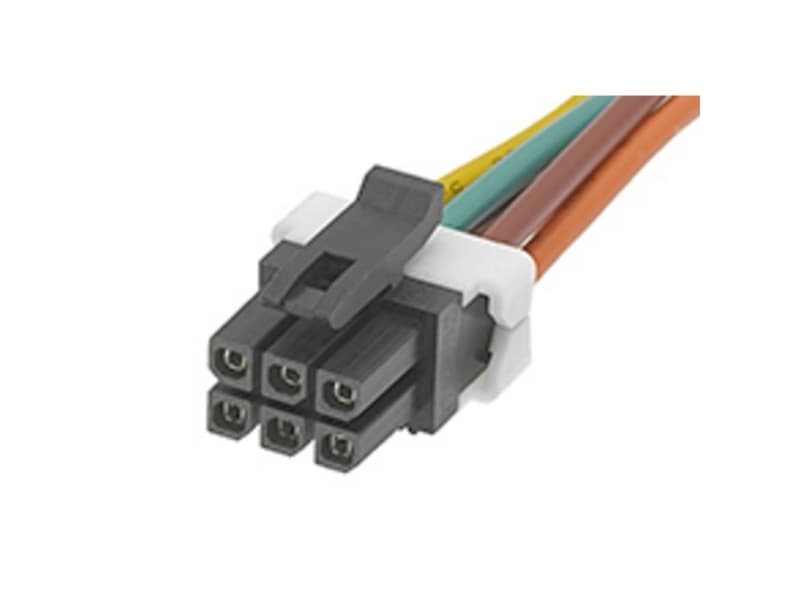 Molex Tilslutningskabinet-kabel Samlet antal poler 6 Rastermål: 3 mm 451320603 1 stk Bag
