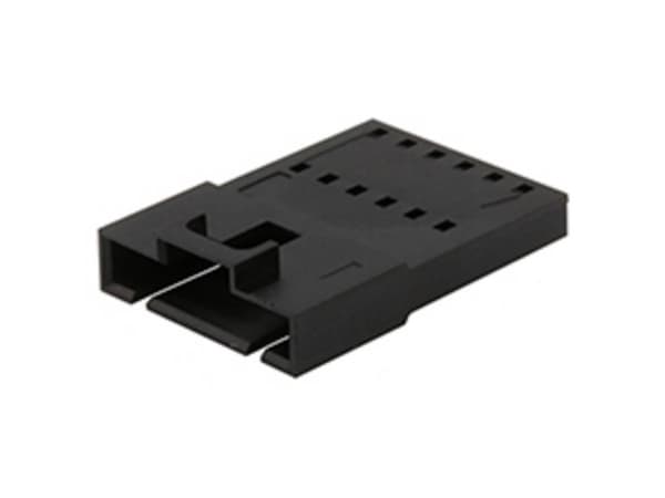Molex 701070011 SL Wire-to-Wire Crimp Housing, Single Row, Version A, without Mounting Ears, 12 Circuits, Black