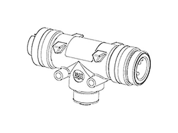 Molex 1300680105 Sensor-/aktor-adapter Bøsning , Stik Pol-tal (RJ): 3 1 stk