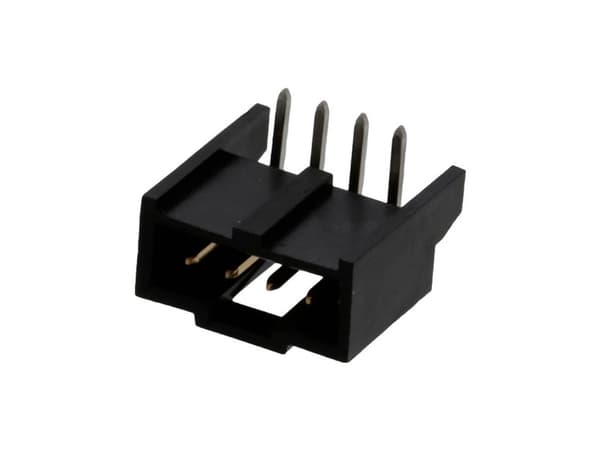 Molex Indbygningsstiftliste (standard) Samlet antal poler 4 Rastermål: 2.54 mm 901362204 1 stk Tray