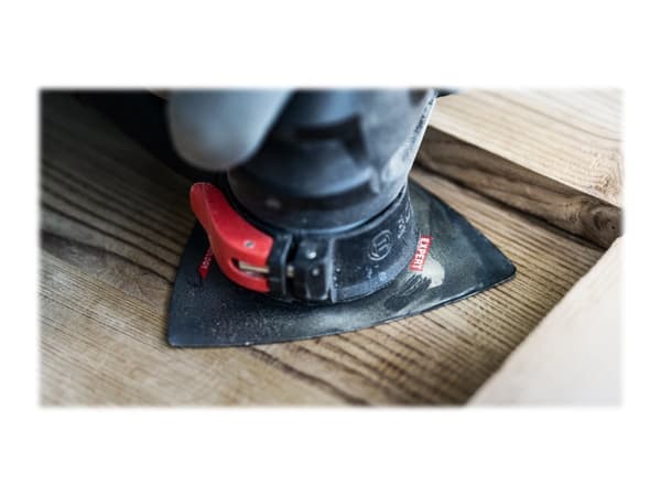 Bosch Expert AVZ 90 RT10 - Sanding plate - for tre, bløtt tre, løvtre - delta - grovkorn: 100 - 90 mm x 85 mm