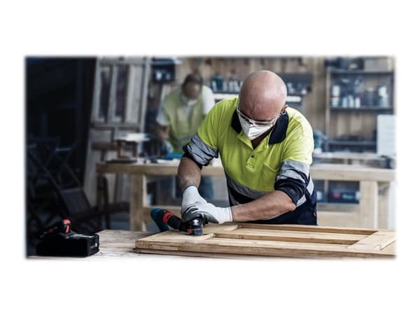 Bosch Expert AVZ 90 RT10 - Sanding plate - for tre, bløtt tre, løvtre - delta - grovkorn: 100 - 90 mm x 85 mm