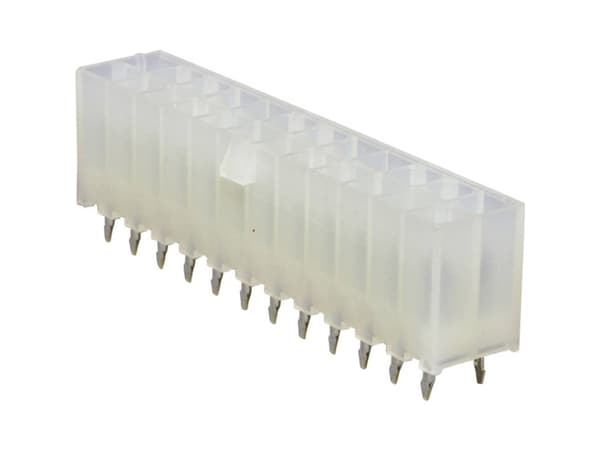 Molex Bussningslist (standard) Totalt antal poler 24 Rutstorlek: 4,2 mm 39281243 1 st Väska