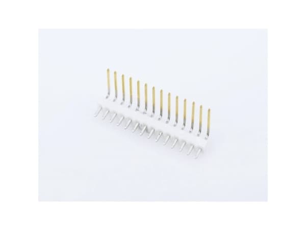 Molex 22122141 KK 254 Wire-to-Board Header, Single Row, Right-Angle, 14 Circuits, PA Polyamide Nylon, Gold (Au) Plating