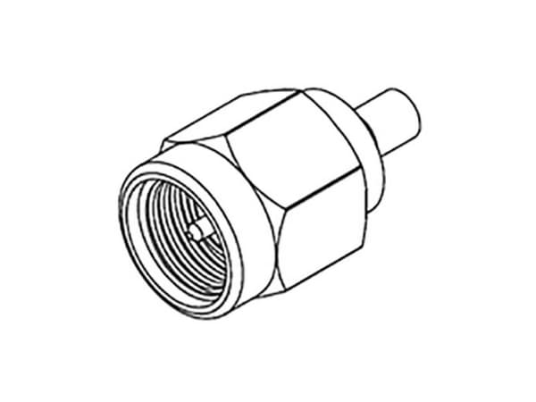 Molex 733860840 50 ohmia, SSMCX-jakki SMA-pistokesovitin, lokeroinen