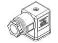 Pikkukuva 1 / 2: Molex 1210230612 mPm DIN Valve Connector, Form A-18mm, PG9 Internal Threads, 2 Pole Plus Ground, Black, Nitrile Gasket, Bu