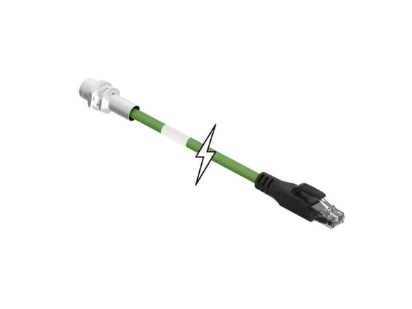 Molex 1201080252 Sensor-, aktuator-stik, Bøsning , Stik 1.00 m Pol-tal (RJ): 4 1 stk