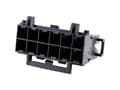 Miniatyrbild 1 av 2: Molex Indbygningsstiftliste (standard) Samlet antal poler 12 Rastermål: 10.00 mm 439382104 1 stk Bulk