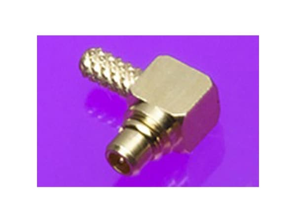 Molex 734152161 50 Ohms, MMCX Right-Angle Plug, Solder, RG-405 (.086) Cable, Gold Flash (Au) Plating, Bulk