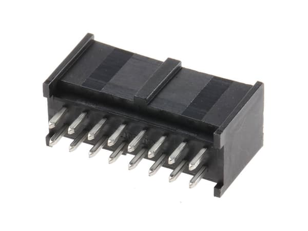Molex 901301216 Stiftkontakt med låsfunktion Rutstorlek: 2,54 mm Totalt antal poler: 16 Antal rader: 2 1 st Bricka