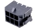 Miniatyrbild 1 av 2: Molex Indbygningsstiftliste (standard) Samlet antal poler 6 Rastermål: 3 mm 430450601 1 stk Tray