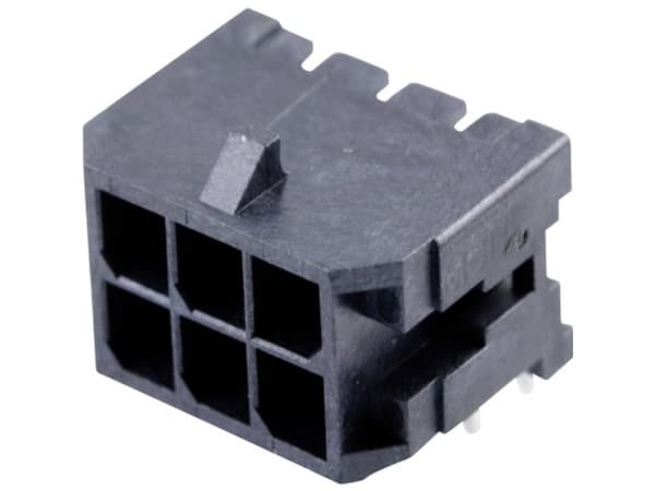Molex Indbygningsstiftliste (standard) Samlet antal poler 6 Rastermål: 3 mm 430450601 1 stk Tray