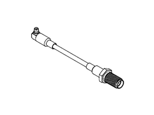 Molex 897616820 SMA Jack-to-MMCX Right-Angle Plug Assembly, RG-316 Cable, Length 152.4mm, 50 Ohms