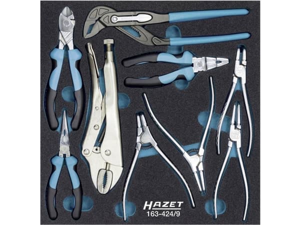 Hazet 163-424/9 Verkstadstångssats 9 delar