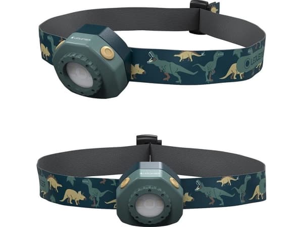 LEDLENSER Ladattava otsalamppu lapsille - Vihreä