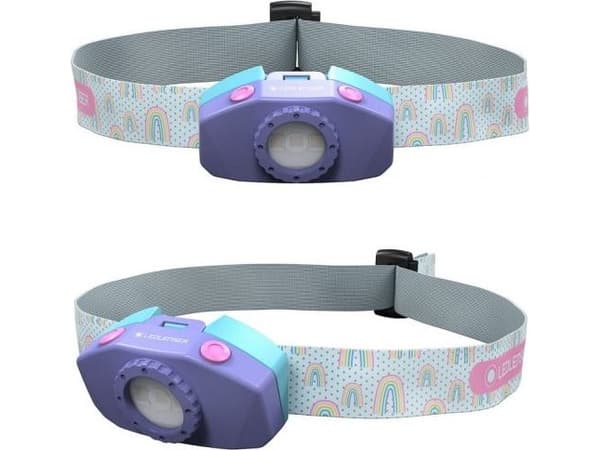 LEDLENSER Hodelykt for barn - Lilla