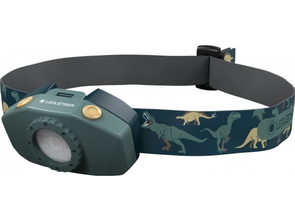 LEDLENSER Otsalamppu lapsille - vihreä