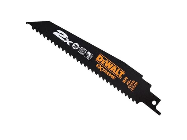 DeWALT DT2307L-QZ, Figursågblad, Trä, Stål med hög kolhalt (HCS), Svart, Gul, 4,2 mm, 22,8 cm