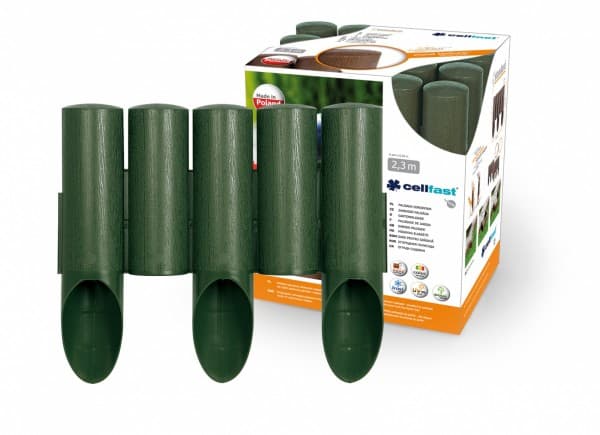 Cellfast Garden Palisade Standard 2,3 m, grön-13775